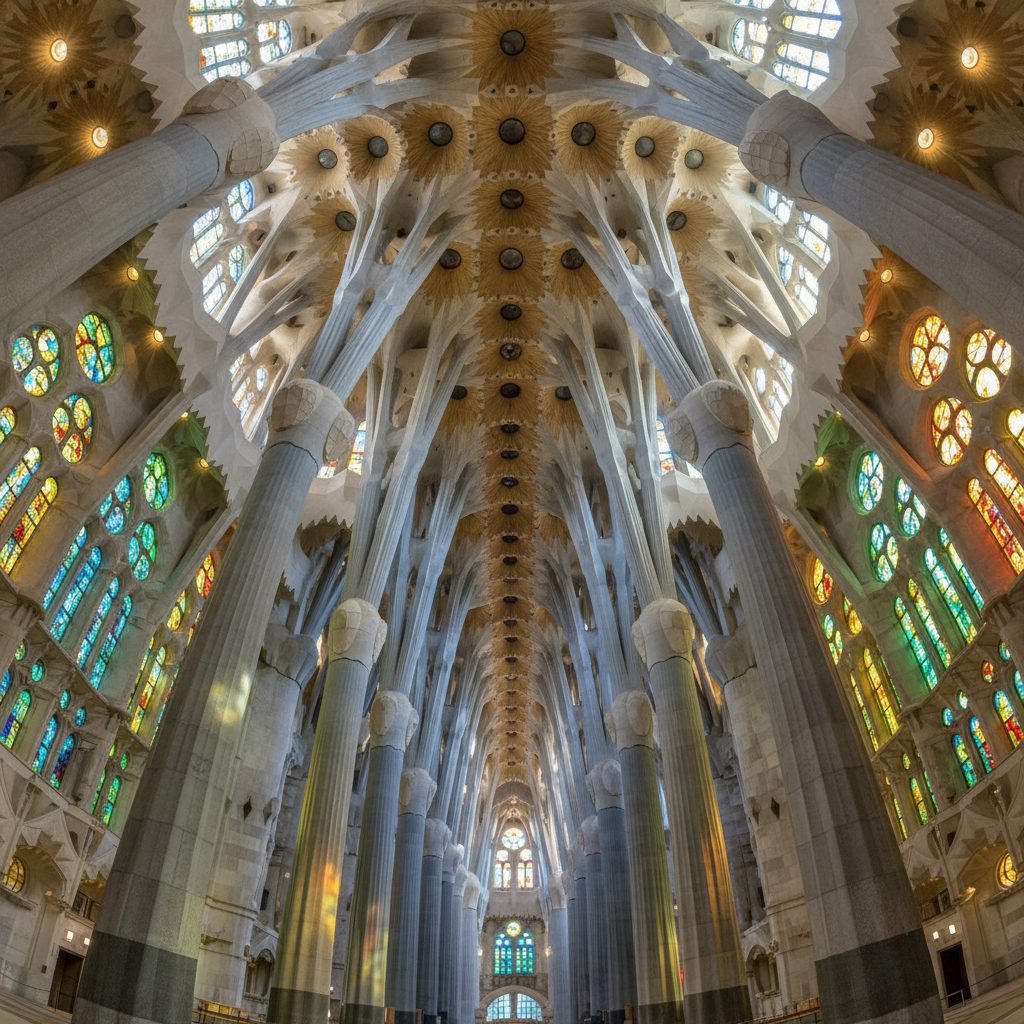 La Sagrada Familia basilica in Barcelona
