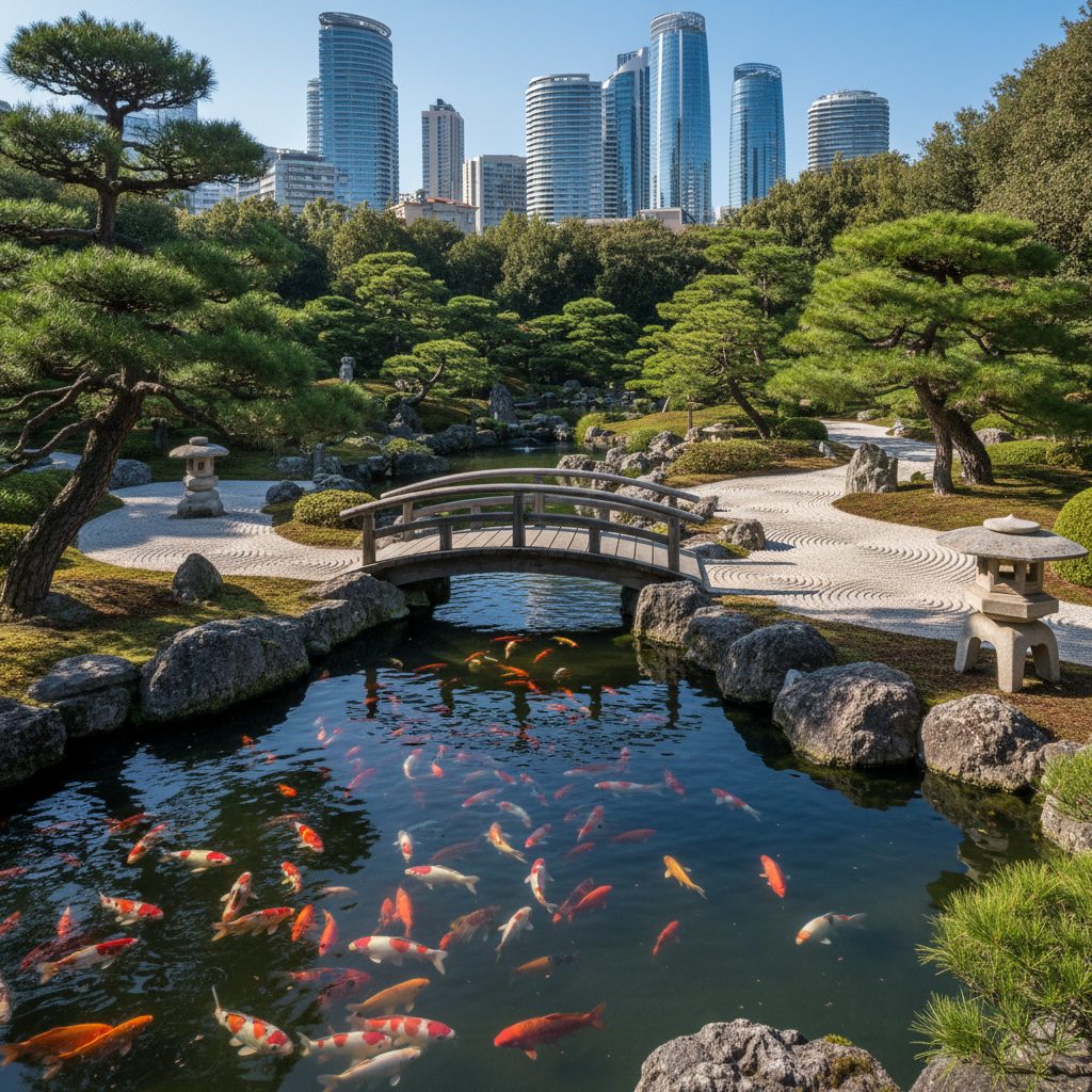 The serene Japanese Garden in Monaco