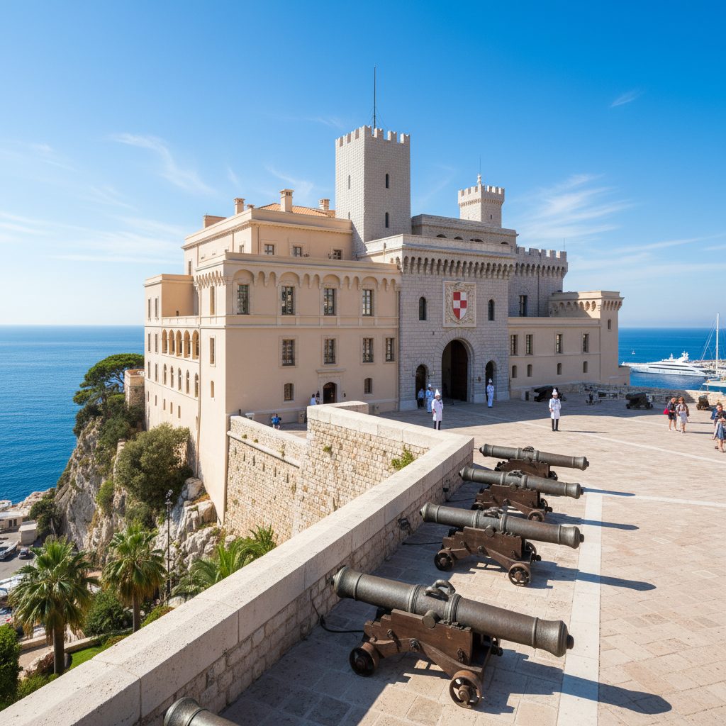 The Prince's Palace of Monaco on the Rock
